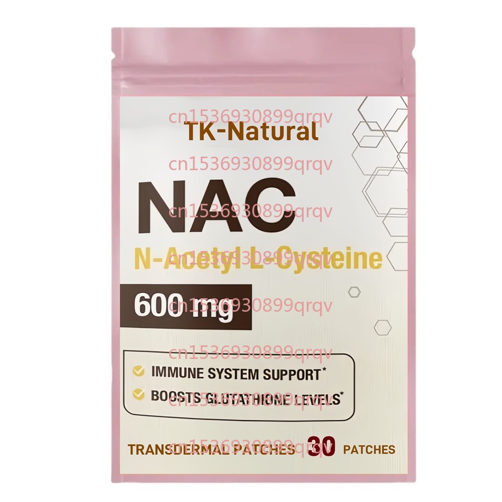 Nac N Acetyl Cysteine - 30 แพทช์ N-Acetyl-L-Cysteine (NAC) แพทช์ทรานเดอร์มอลรองรับภูมิคุ้มกัน, ระบบทางเดินหายใจ,