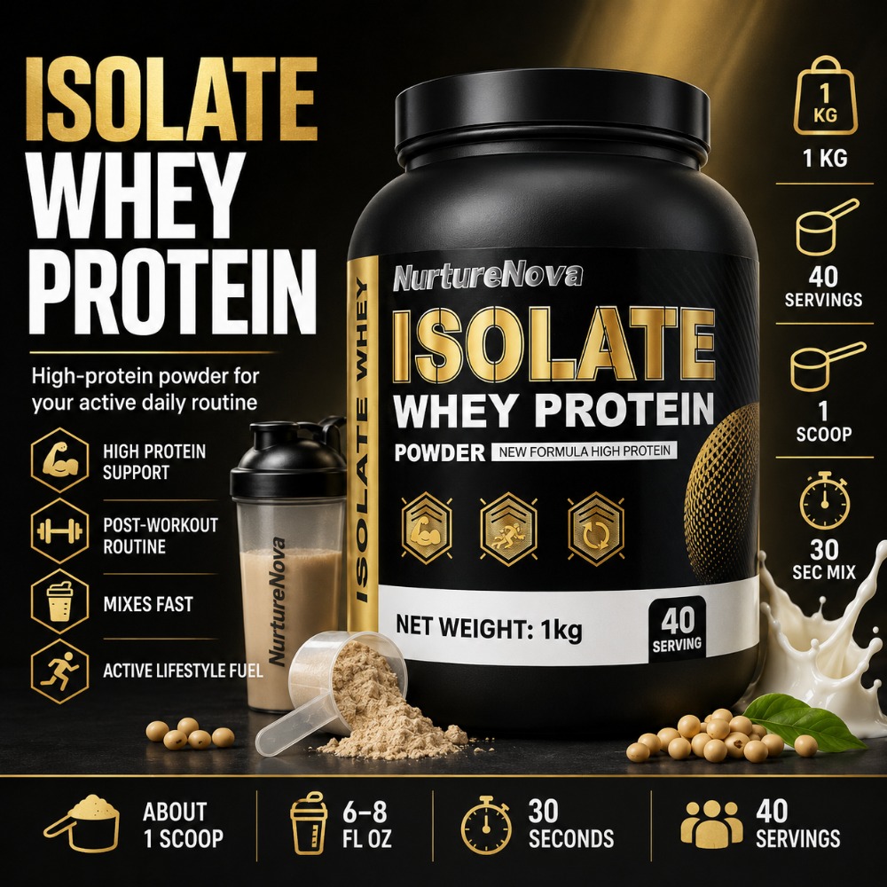Fitness Nutrition Whey - นูร์เทอร์โนวา ไอโซเลท เวย์ โปรตีน พาวเดอร์ 1