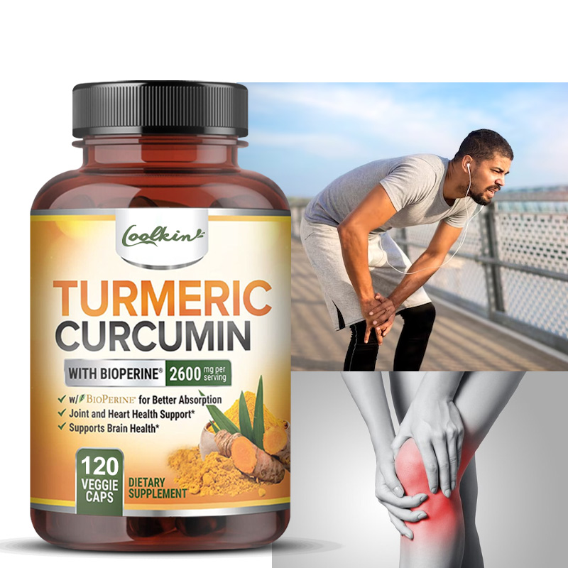 Turmeric Curcumin Capsule - แคปซูลเคอร์คูมิน พยุงข้อต่อตามธรรมชาติพร้อมพริกไทยดํา - บรรเทาอาการปวดข้อ