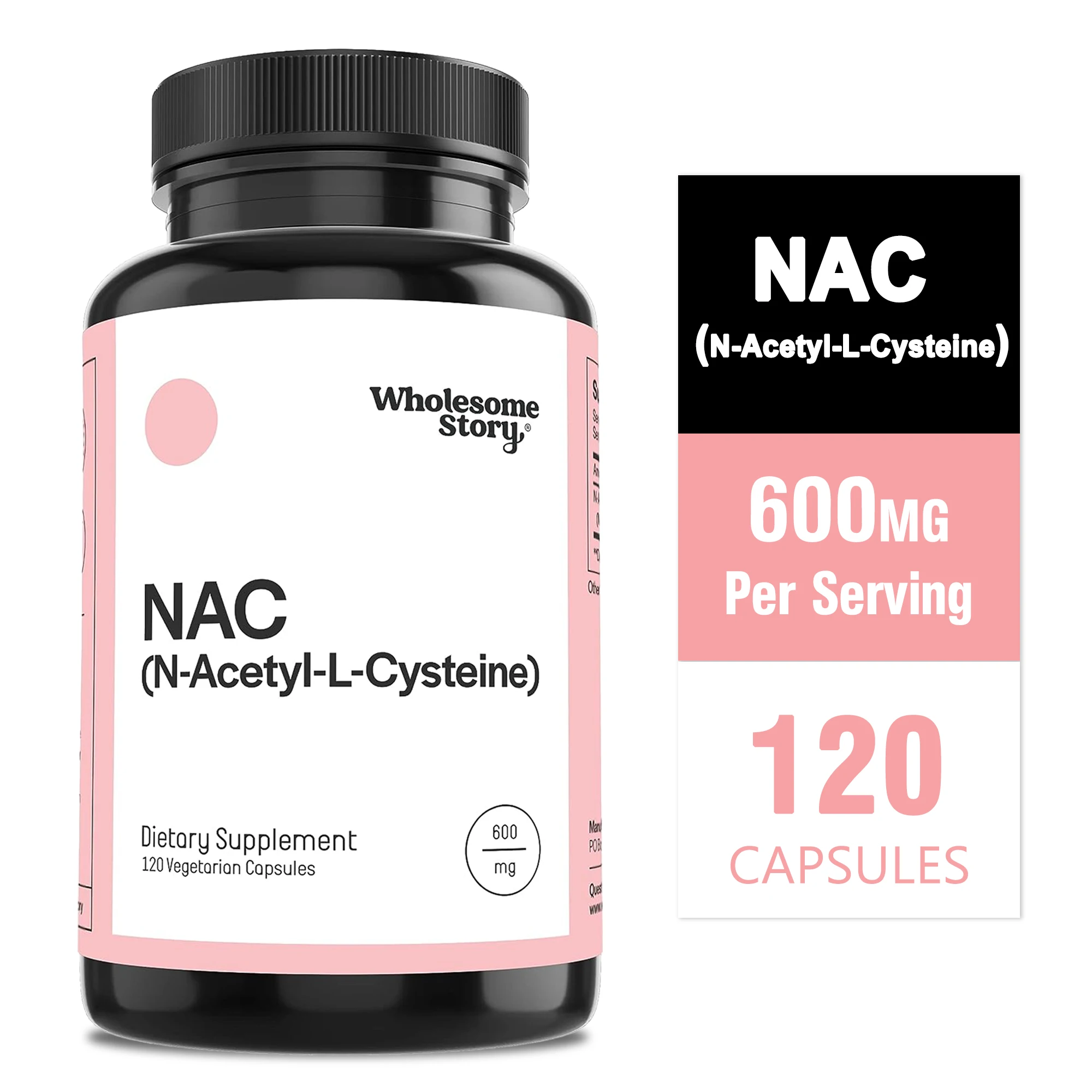 Nac N Acetyl Cysteine - NAC (N-อะซีทิล แอล-ซิสเทอีน) 600 มก. -