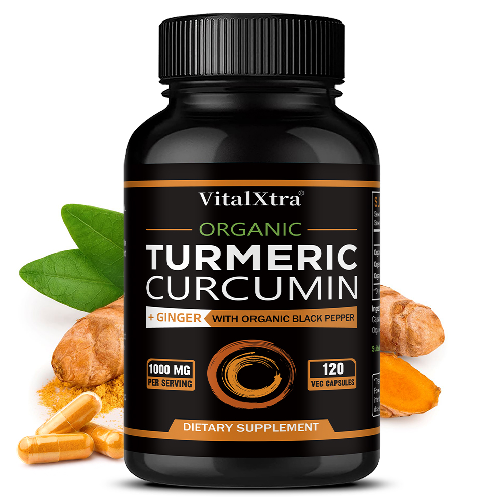 Turmeric Curcumin Capsule - ขมิ้นชันผสมพริกไทยดำและขิง, 95% คิวคูมินอยด์, บำรุงข้อต่อ, สมอง, สมองคุณภาพ,