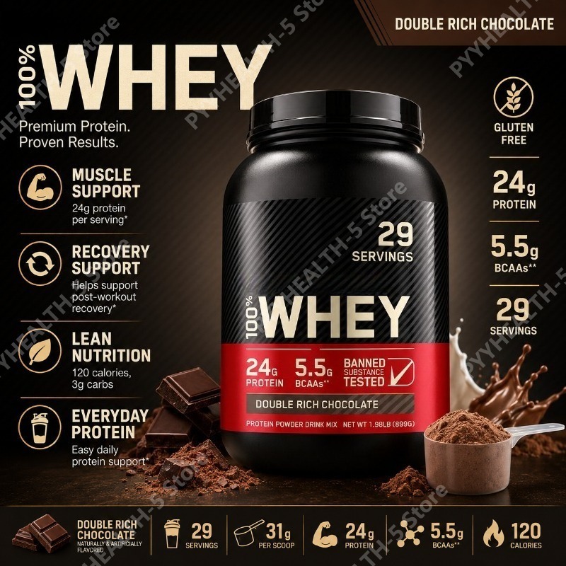 เวย์โปรตีนผง รสช็อกโกแลตเข้มข้ - Fitness Nutrition Whey บทวิจารณ์และราคา