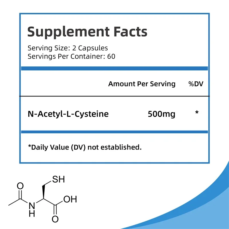 NAC - เอ็น-อะซีทิลซิสเทอีน - ส - Nac N Acetyl Cysteine บทวิจารณ์และราคา