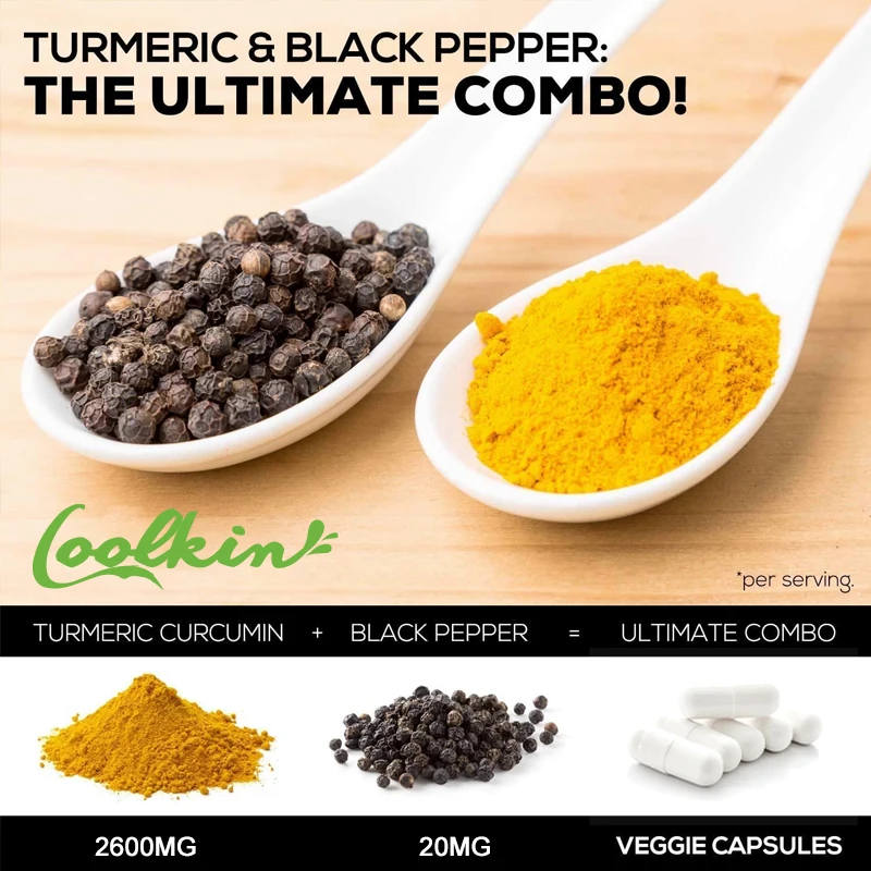 อาหารเสริมเคอร์คูมินผสมพริกไทย - Turmeric Curcumin Capsule บทวิจารณ์และราคา