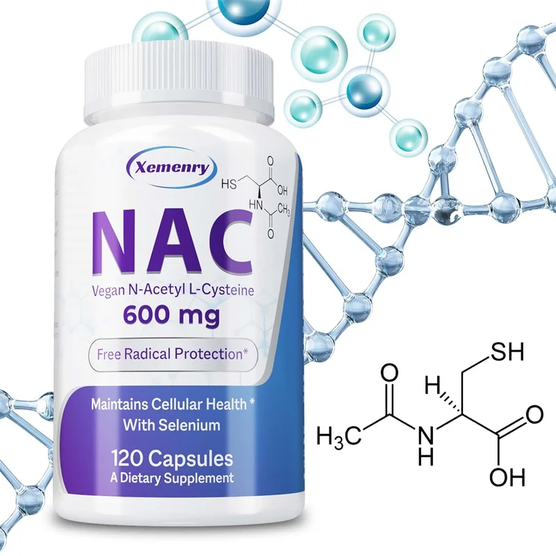 NAC Capsules 600mg - สนับสนุนส - Nac N Acetyl Cysteine บทวิจารณ์และราคา