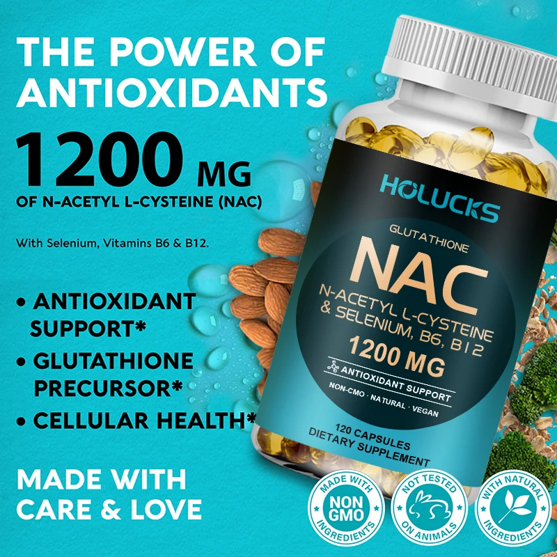 อาหารเสริมแคปซูล NAC กลูตาไธโอ - Nac N Acetyl Cysteine บทวิจารณ์และราคา