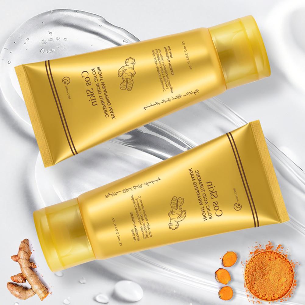 มาส์กขมิ้นผสมโคจิก แอซิด บำรุง - Turmeric Curcumin Capsule บทวิจารณ์และราคา