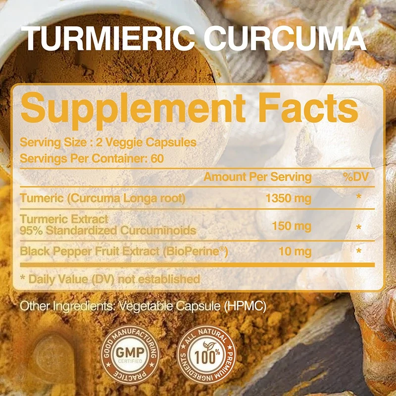 แคปซูลขมิ้นเคอร์คูมิน - ช่วยบร - Turmeric Curcumin Capsule บทวิจารณ์และราคา