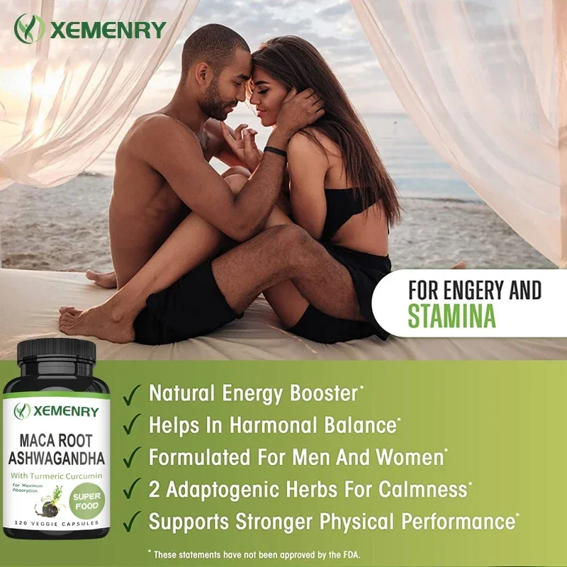 อาหารเสริมสําหรับผู้ชาย - Maca - Turmeric Curcumin Capsule บทวิจารณ์และราคา