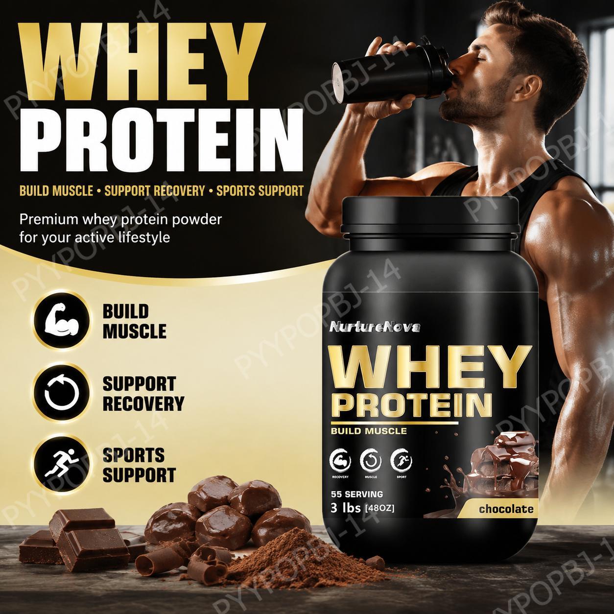 NurtureNova ผงโปรตีนเวย์รสช็อก - Fitness Nutrition Whey บทวิจารณ์และราคา