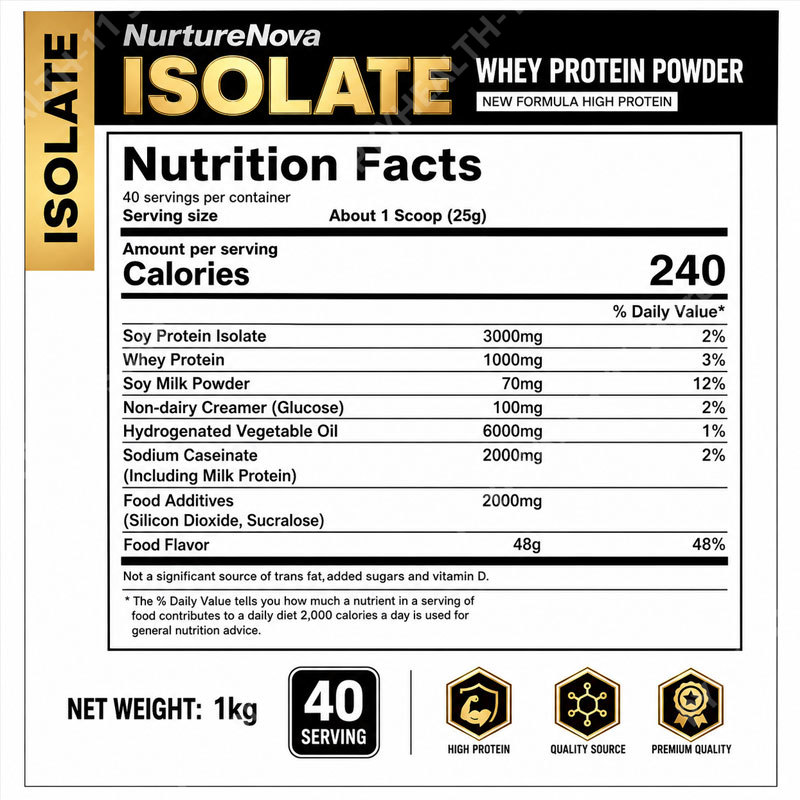 เวย์โปรตีนไอโซเลท ผงโปรตีนไขมั - Fitness Nutrition Whey บทวิจารณ์และราคา
