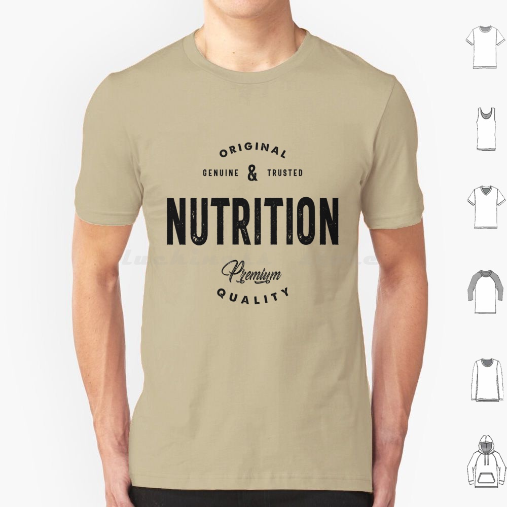 เสื้อยืดเนื้อผ้าคอตตอนลาย Nutr - Nutrition & Fitness Hub บทวิจารณ์และราคา